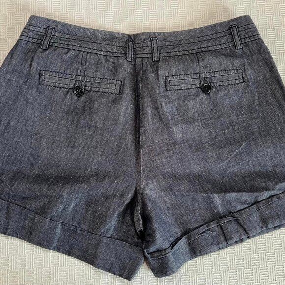Size 6 Express Design Studio Denim Looking Mid Rise Shorts - Picture 2 of 8
